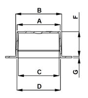 DETAIL2644 NE Protectors with Flange_technical drawing