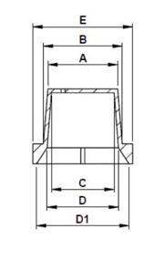 DETAIL2534 Conical grip cap for hydraulics_NG technical drawing