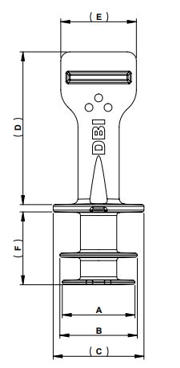 DETAIL2751 GG technical drawing_plug for PE, PEX, and copper pipes